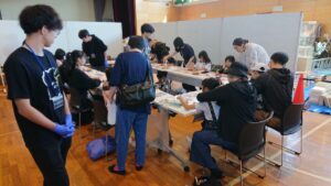 千歳市埋蔵文化財センター主催の縄文祭りに参加しました